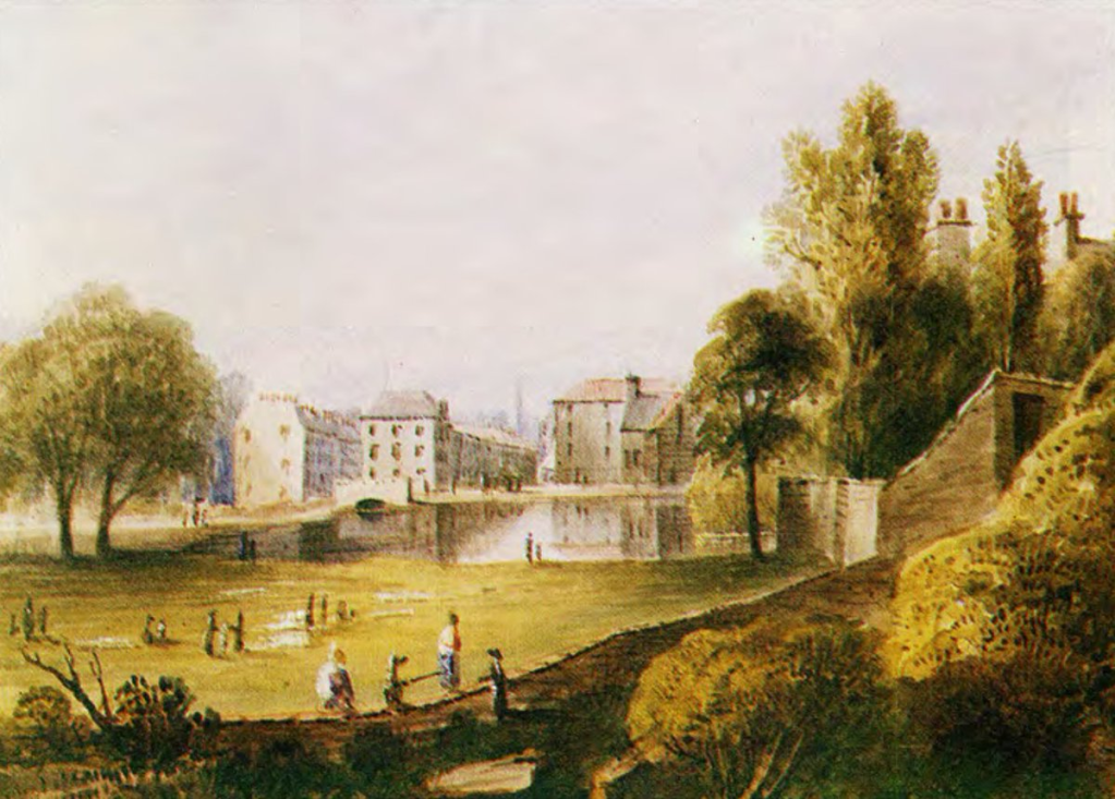 Canonmills by Mary Webster, 1836. 