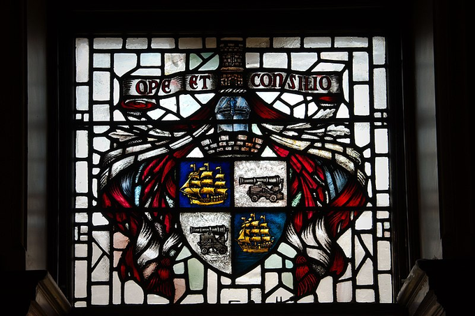 Burgh Arms of Portobello CC-BY-SA 2.0 Marsupium Photography
