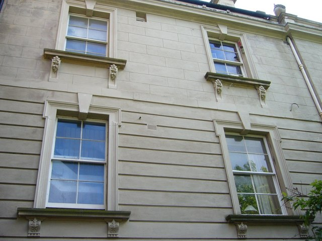 The original (restored) facade of Sciennes Hill House. CC-BY-SA 2.0 Kim Traynor