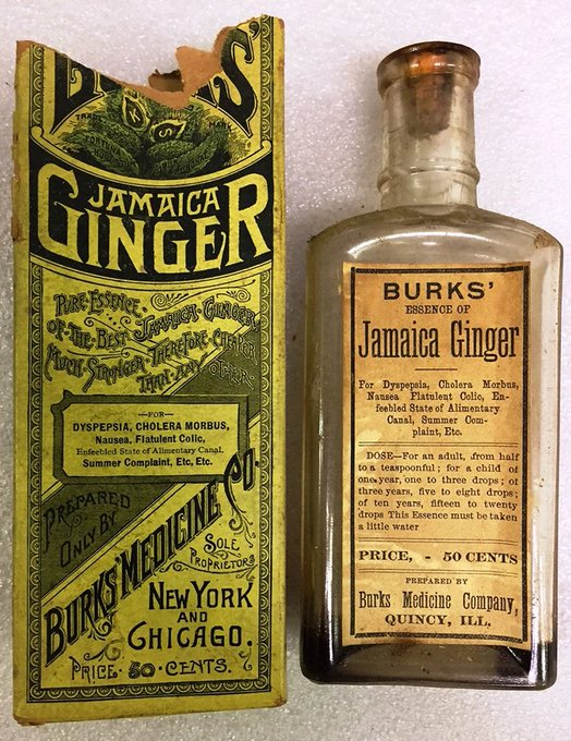 Jamaica Ginger, or "Jake" for short
