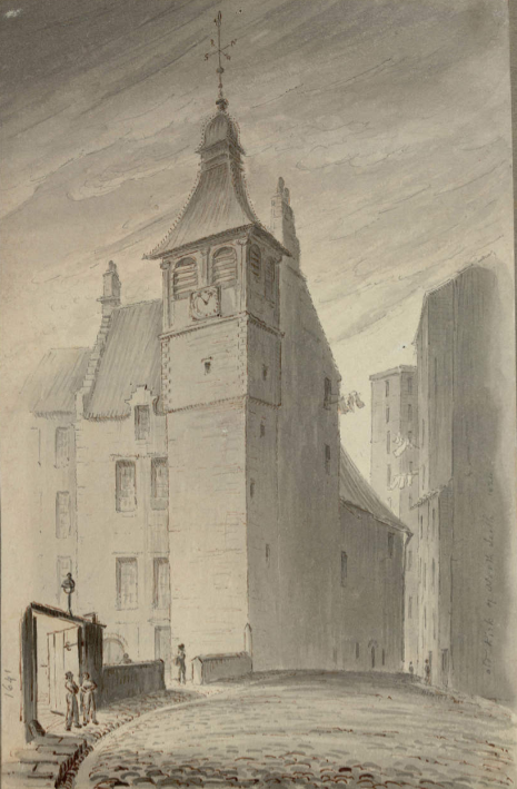 The Kirk of North Leith in 1824, by James Skene. © Edinburgh City Libraries