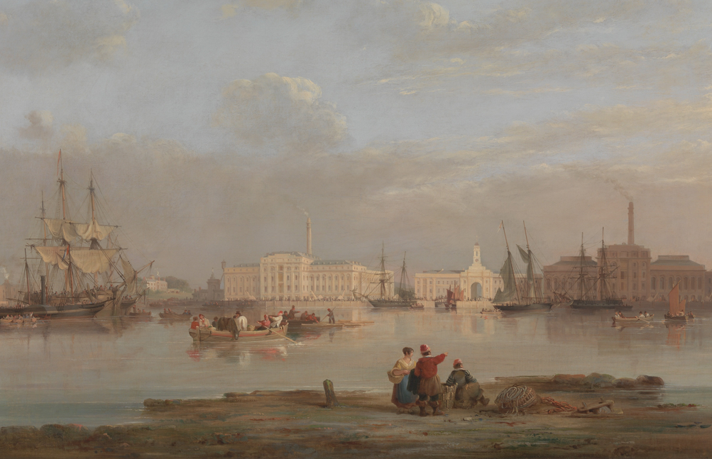 Activity at Plymouth's Victualling Yard, 1835 by Nicholas Condy