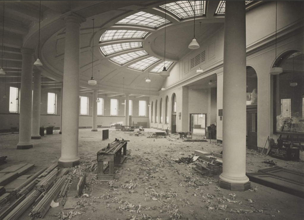 POst-war reconstruction of Leith Library, 1953. © Edinburgh City Libraries